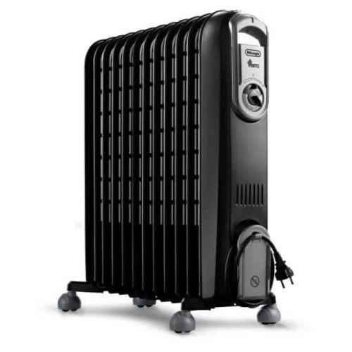 ΚΑΛΟΡΙΦΕΡ ΛΑΔΙΟΥ DELONGHI VENTO V551225.BG 12Φ 2500W BLACK